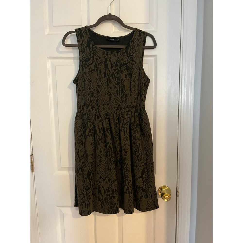 Nine West - Green Patterned Dress - Size Medium